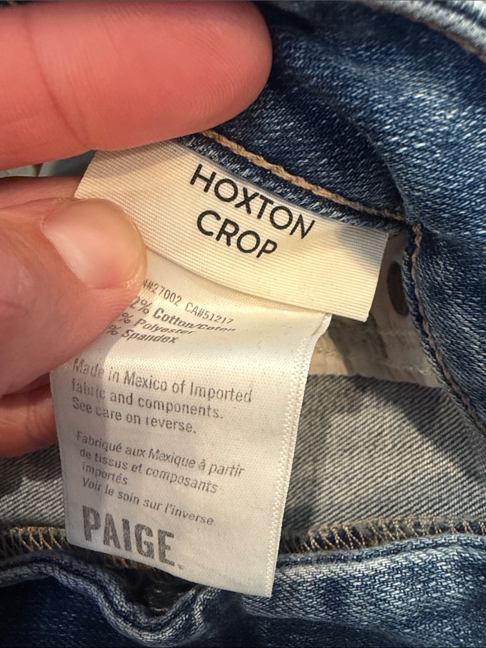 PAIGE Hoxton Ankle Raw-Hem High-Rise Skinny Jeans Size 30 - C61-029 - Picture 3 of 9